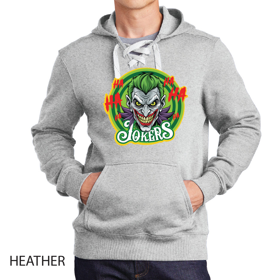 The Jokers Sport-Tek Lace Up Pullover Hooded Sweatshirt