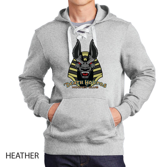 Death Hounds Sport-Tek Lace Up Pullover Hooded Sweatshirt