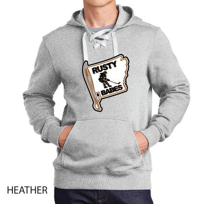 Rusty Babes Sport-Tek Lace Up Pullover Hooded Sweatshirt