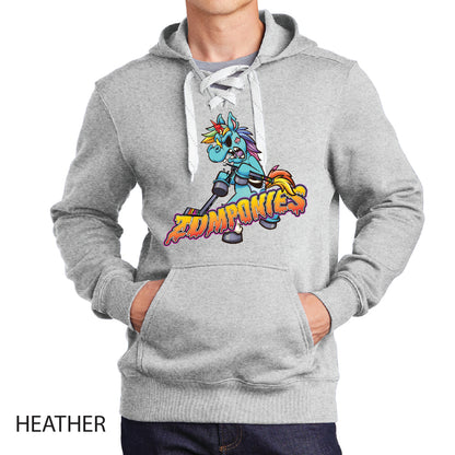 Zomponies Sport-Tek Lace Up Pullover Hooded Sweatshirt