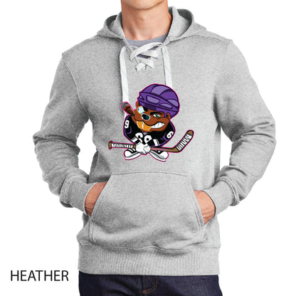 Beavers Sport-Tek Lace Up Pullover Hooded Sweatshirt