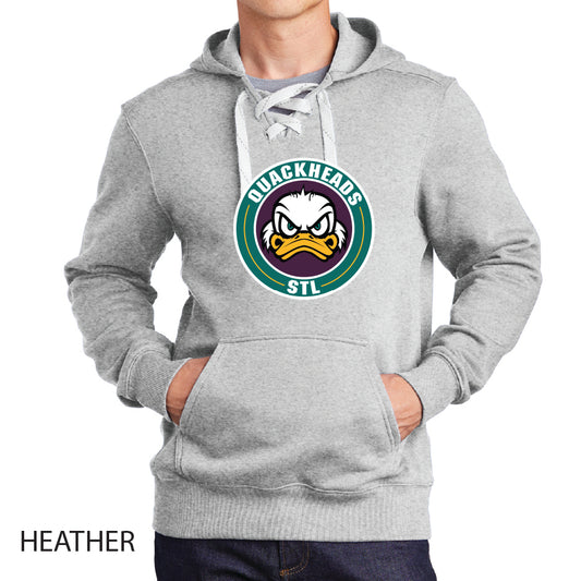 Quackheads Sport-Tek Lace Up Pullover Hooded Sweatshirt