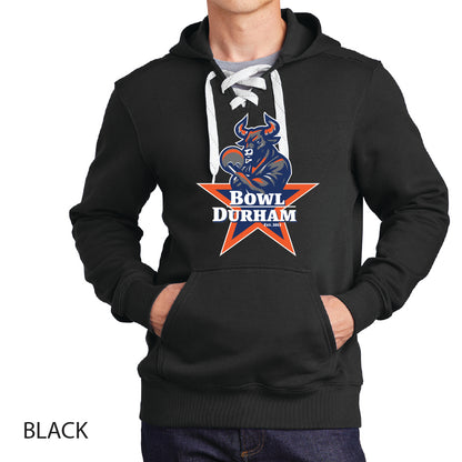 Bowl Durham Sport-Tek Lace Up Pullover Hooded Sweatshirt