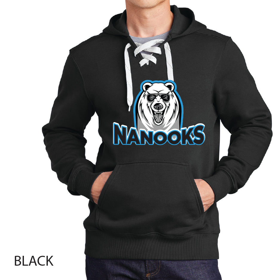 Nanooks Sport-Tek Lace Up Pullover Hooded Sweatshirt