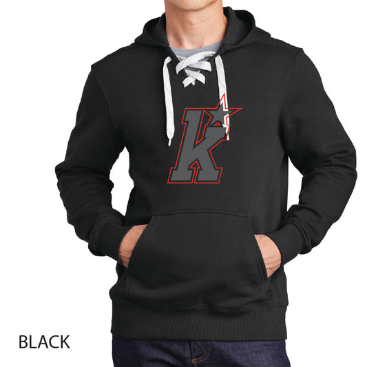 Kirkwood Sport-Tek Lace Up Pullover Hooded Sweatshirt