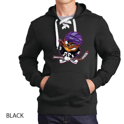 Beavers Sport-Tek Lace Up Pullover Hooded Sweatshirt