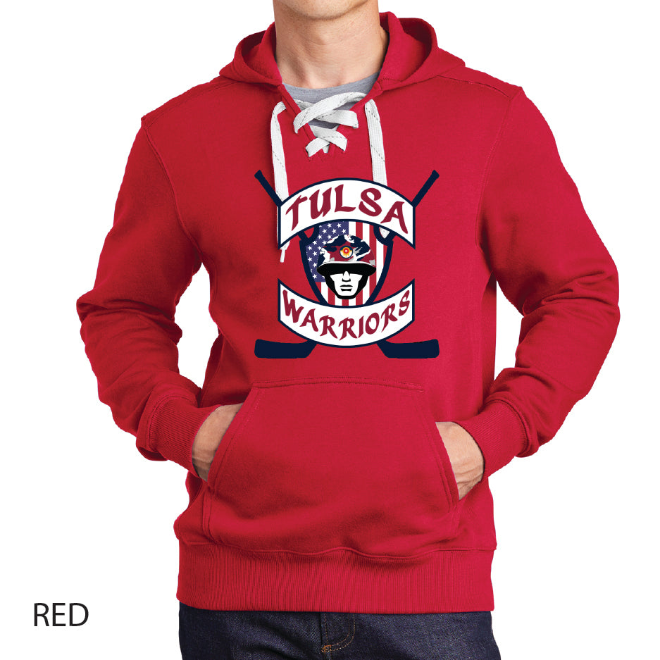 Tulsa Warriors Sport-Tek Lace Up Pullover Hooded Sweatshirt