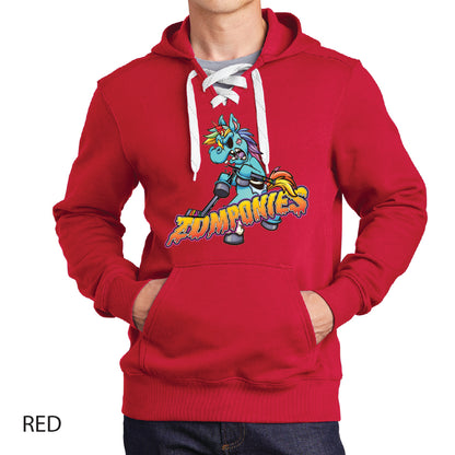 Zomponies Sport-Tek Lace Up Pullover Hooded Sweatshirt