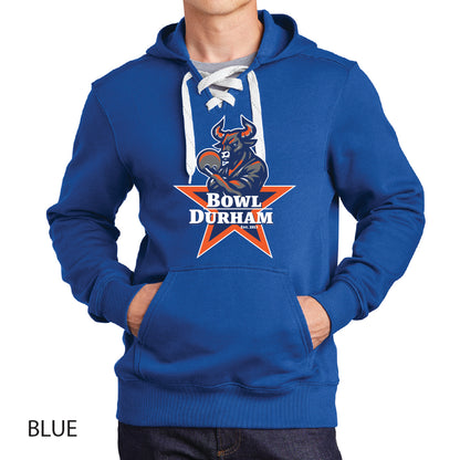 Bowl Durham Sport-Tek Lace Up Pullover Hooded Sweatshirt