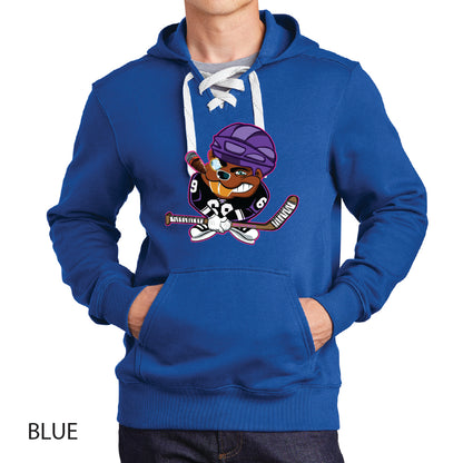 Beavers Sport-Tek Lace Up Pullover Hooded Sweatshirt