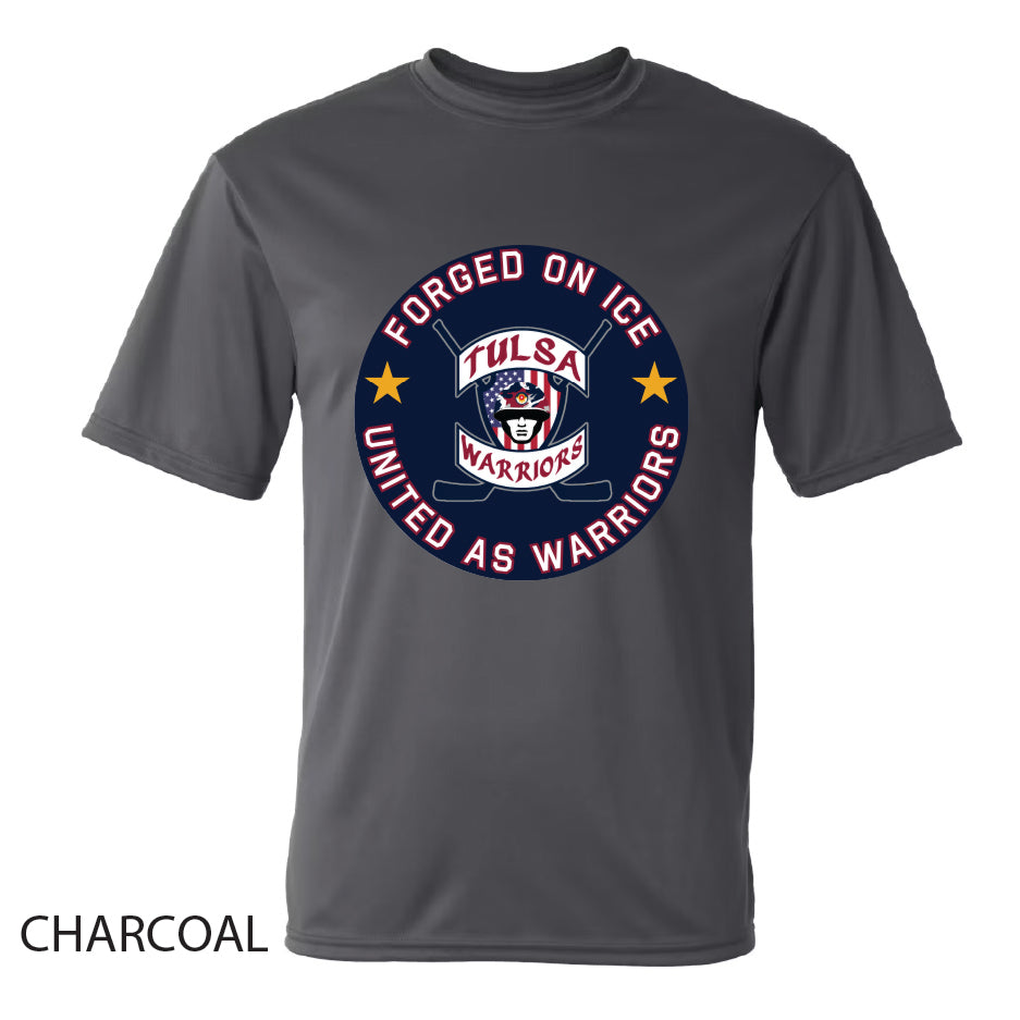 Tulsa Warriors Circle Logo Performance Dri-Fit T-Shirt