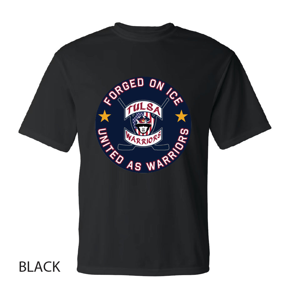 Tulsa Warriors Circle Logo Performance Dri-Fit T-Shirt