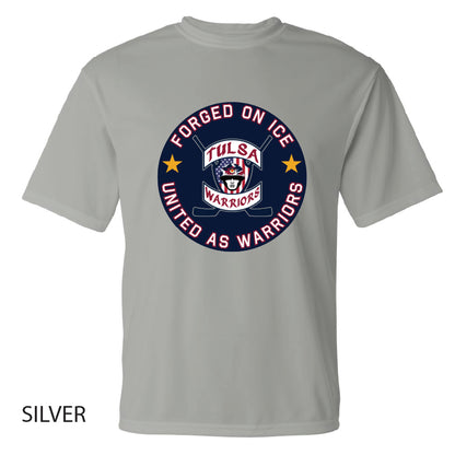 Tulsa Warriors Circle Logo Performance Dri-Fit T-Shirt