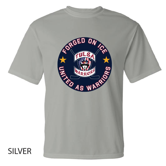 Tulsa Warriors Circle Logo Performance Dri-Fit T-Shirt