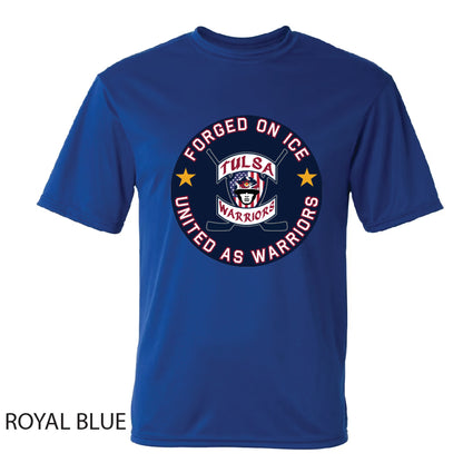 Tulsa Warriors Circle Logo Performance Dri-Fit T-Shirt