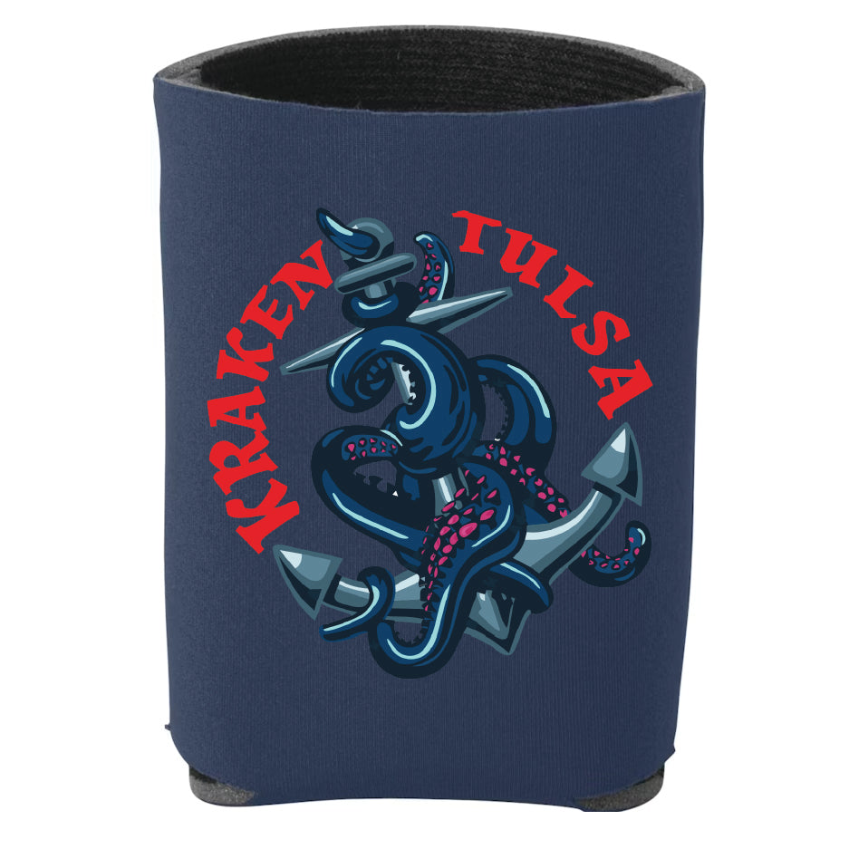 Tulsa Kraken Cold Ones Koozie