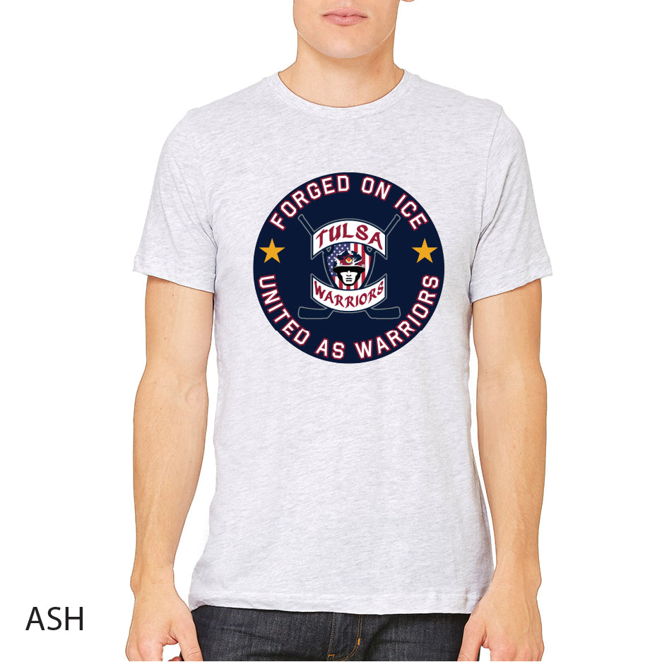 Tulsa Warriors Circle Logo Unisex Jersey Tee Crewneck T-Shirt