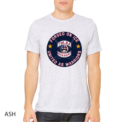 Tulsa Warriors Circle Logo Unisex Jersey Tee Crewneck T-Shirt