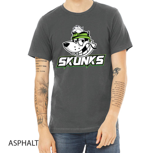 Skunks Unisex Jersey Tee Crewneck T-Shirt