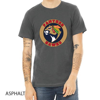 Panther Hawks Unisex Jersey Tee Crewneck T-Shirt