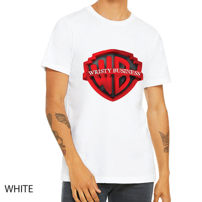 Wristy Business Unisex Jersey Tee Crewneck T-Shirt