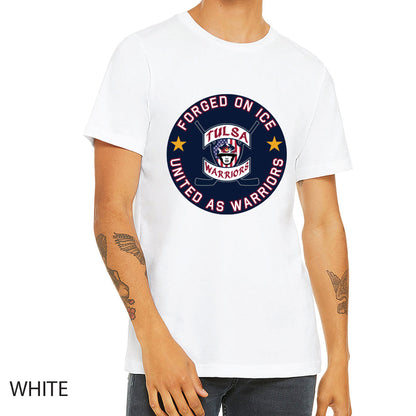 Tulsa Warriors Circle Logo Unisex Jersey Tee Crewneck T-Shirt