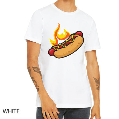 Hotdogs Unisex Jersey Tee Crewneck T-Shirt
