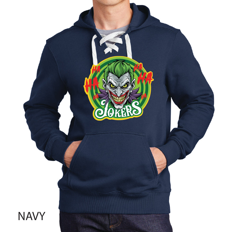 The Jokers Sport-Tek Lace Up Pullover Hooded Sweatshirt