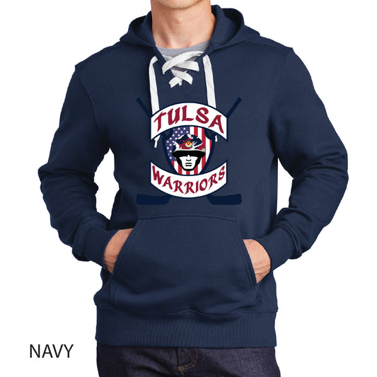 Tulsa Warriors Sport-Tek Lace Up Pullover Hooded Sweatshirt