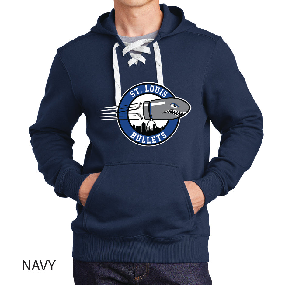 Bullets Sport-Tek Lace Up Pullover Hooded Sweatshirt