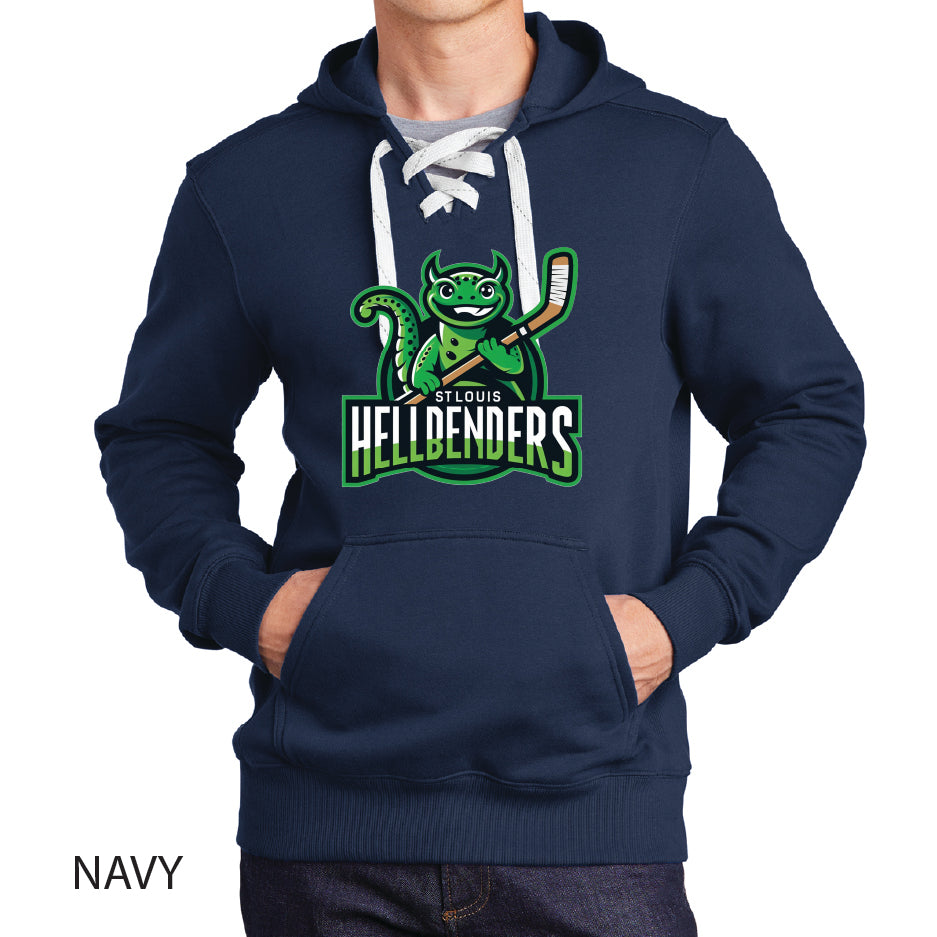 Hellbenders Sport-Tek Lace Up Pullover Hooded Sweatshirt