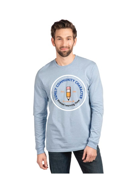 "Family Community Character" Unisex Long Sleeve T-Shirt Adult