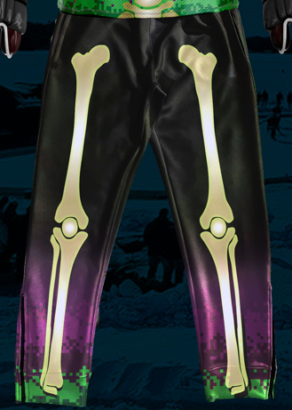16-Bit Legends MUTANT Zipper Pants