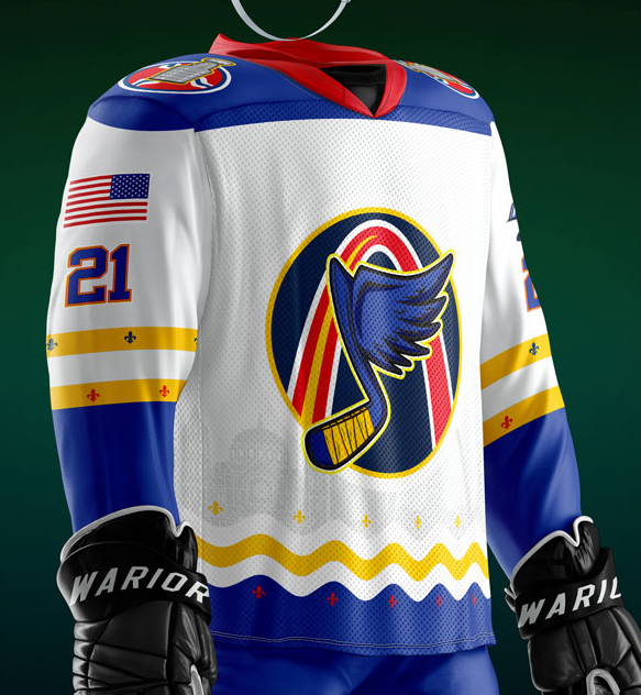 St. Louis 2023 - STL Blues / White Jersey