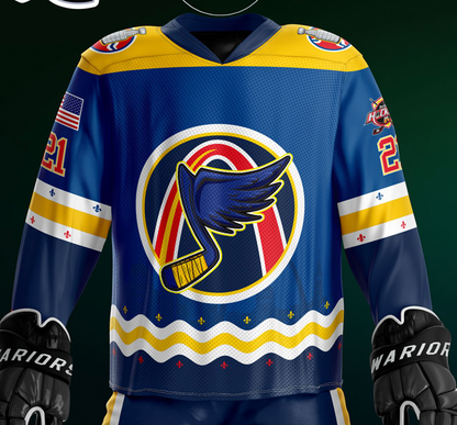 STL Blues Jersey - Customizable Name/Number