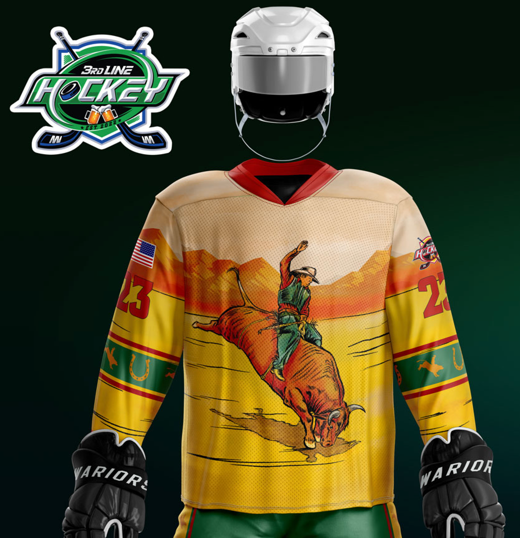 Bull Rider Numbers Bull Rider - Customizable Name/Number – HockeyBeast.net