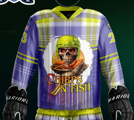 Chirps N' Fish Jersey - Customizable Name/Number
