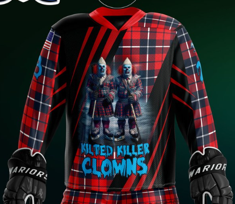 Kilted Killer Clowns Jersey - Customizable Name/Number