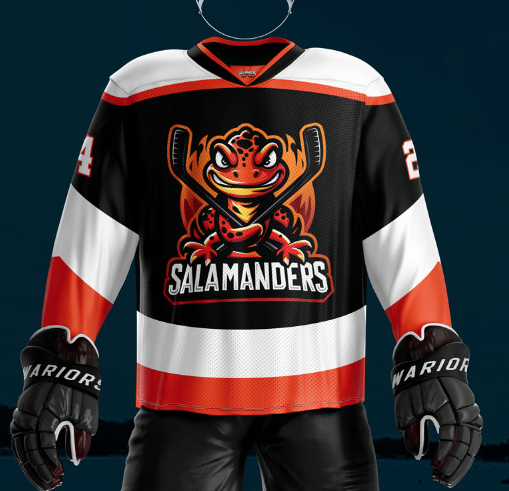 Salamanders Black Jersey - Tackle Twill