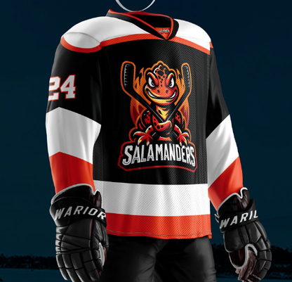 Salamanders Black Jersey - Tackle Twill