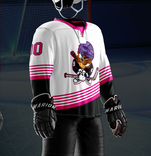 Beavers Sublimated White Jersey