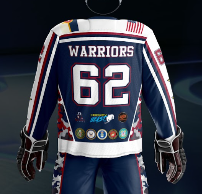 Tulsa Warriors Sublimated Blue Jersey