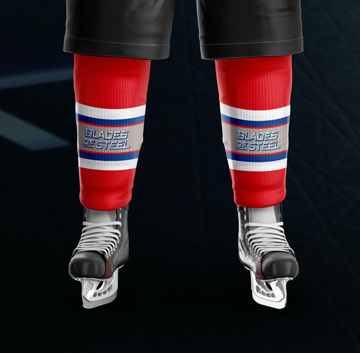 Blades of Steel Socks - Red