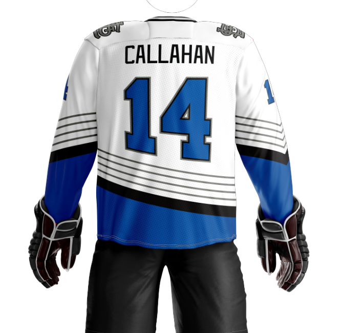 Bullets Sublimated White Jersey