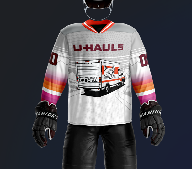 UHauls Sublimated White Jersey