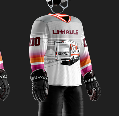 UHauls Sublimated White Jersey