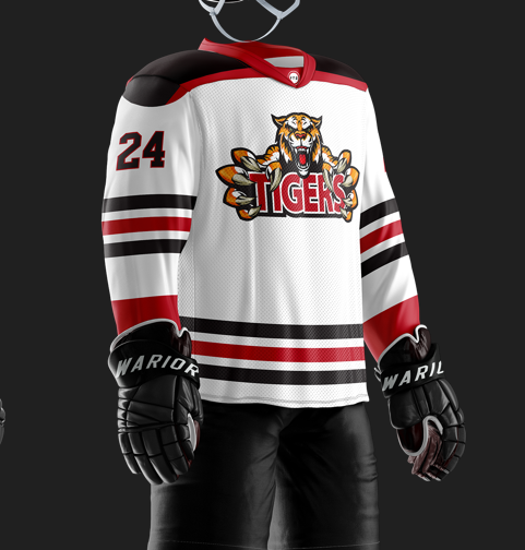 Tigers HNA Sublimated White Jersey