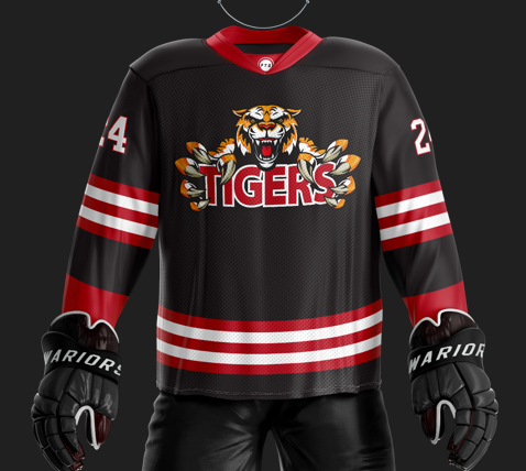Tigers HNA Sublimated Black Jersey