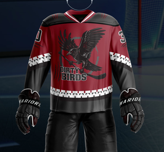 Dirty Birds Sublimated Red Jersey