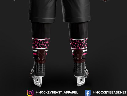 Flowmingoes Black Socks